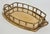VIntage Brass Gallery Tray With Faux Bamboo Rail For Sale - Image 4 of 6
