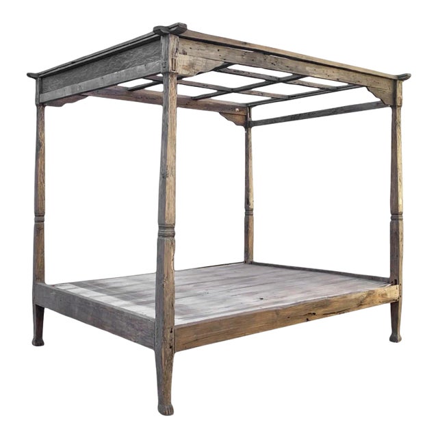 Vintage Java Canopy Bed / Daybed Chairish