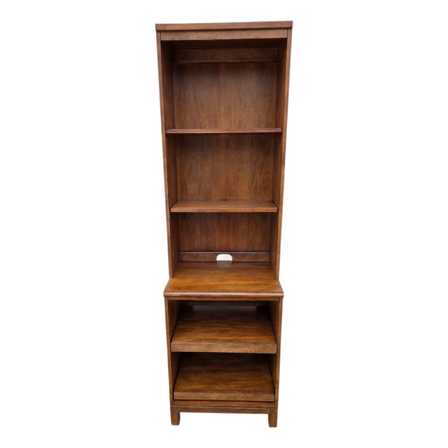 1990s Ethan Allen Tango Hawke Bookshelf Hutch Home Office Collection Cabinet For Sale
