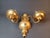 Chapman Manufacturing Company 1980s Chapman Dutch Baroque-Style Two-Light Solid Brass Wall Sconce For Sale - Image 4 of 13