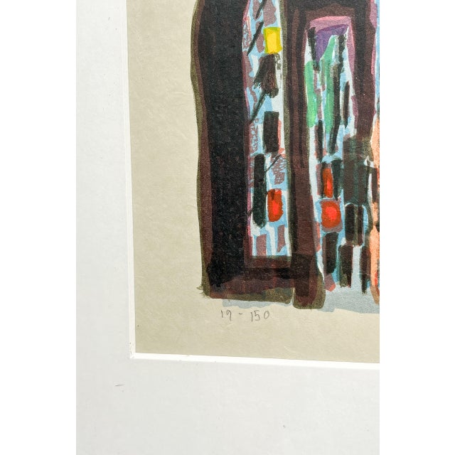 Maria helena vieira da silva lithograph (12 colours), on japan paper. Published by éditions f. Hazan, paris, a rare late...