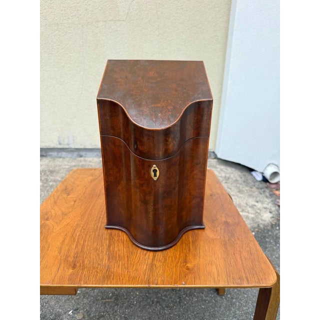Early 20th Century Antique English George III Period Knife Box/ Cutlery Box For Sale - Image 5 of 12