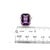 Natural Amethyst Diamond Ring Size 6.5, 14k Gold 12.48 TCW Certified For Sale - Image 12 of 13