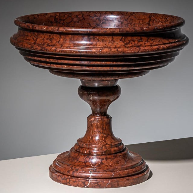 Stone Red Marble Tazza, Italy, 19th Century For Sale - Image 7 of 7