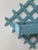 Antique Folk Art Diamond-Form Lattice Back Wall Pocket, Early 20th Century For Sale - Image 9 of 15