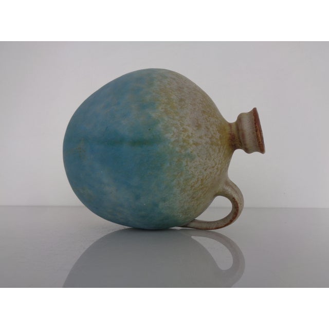 Beige Studio Ceramic Vase by Elke & Elmar Kubicek, Germany, 1960s For Sale - Image 8 of 16