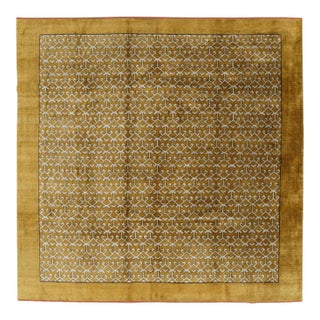 Galerie Shabab Collection Mid-20th Century Turkish Anatolian Square Carpet For Sale