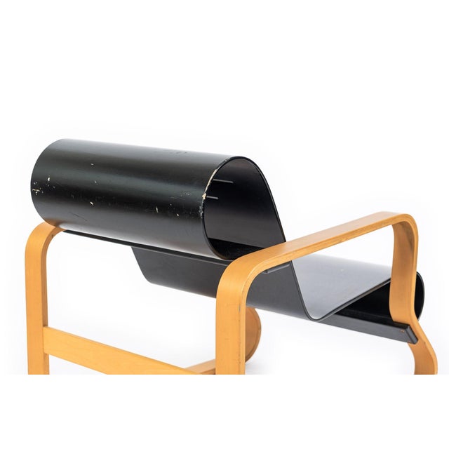 Vintage Paimio #41 Plywood Armchair by Alvar Aalto for Artek For Sale - Image 9 of 14
