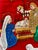 Folk Art Vintage Folk Art Appliqué and Embroidered Nativity Scene Christmas Stocking For Sale - Image 3 of 3