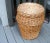 Late 20th Century Extra Large Boho Vintage Wicker Basket With Lid For Sale - Image 10 of 13