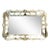 Vintage Hollywood Regency Etched Silver Mirror, 1940's For Sale