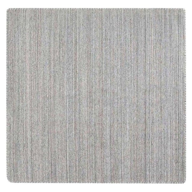 Bauer Collection Modern Grey Pattern-Less Rug by Doris Leslie Blau For Sale