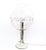 Metal Vintage Italian Steel Table Lamp with Spheric Murano Glass Lampshade, 1970s For Sale - Image 7 of 7
