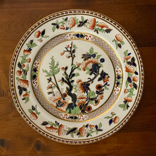 Early 20th Century Floral Curated Decorative Plates- Set of 10 For Sale - Image 12 of 12