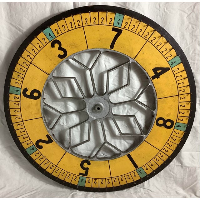 Early 21st Century Antique Carnival Game Wheel of Chance With Two Sided Play For Sale - Image 5 of 10