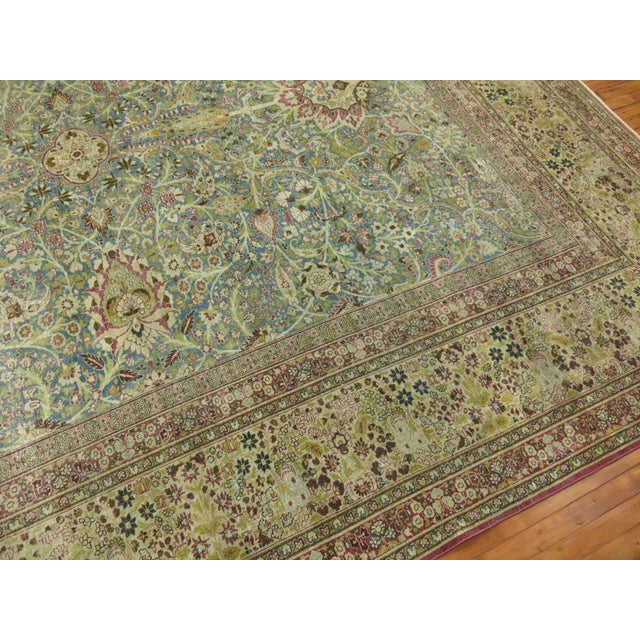 Early 20th Century Early 20th Century Persian Meshed Rug - 10'6" x 13'2" For Sale - Image 5 of 15