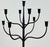 Tall Vintage Wrought Iron Floor Candelabra Candle Stand For Sale - Image 4 of 6