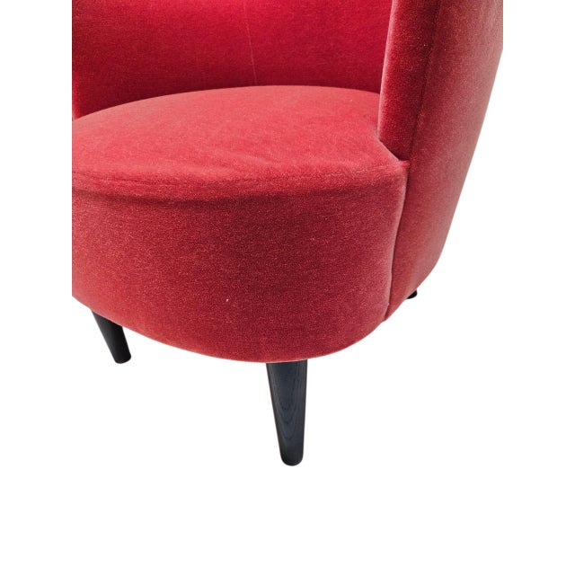 Wood Contemporart High Back Chairs For Sale - Image 7 of 13