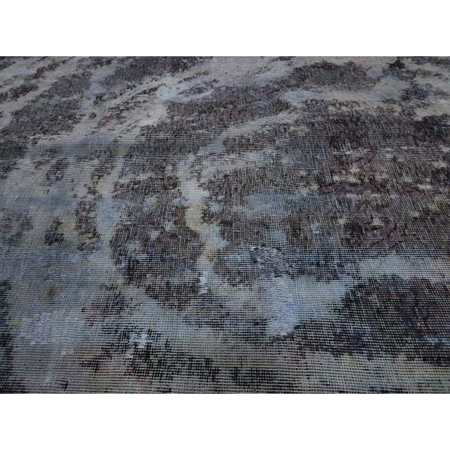 Early 20th Century Vintage Overdyed Rug For Sale - Image 12 of 12