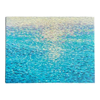 Contemporary Abstract Waterscape by Ryan C., Unframed For Sale
