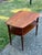 Copper Mid Century Modern Danish Solid Teak Side Table by Peter Hvidt For Sale - Image 8 of 10