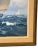 Late 20th Century Seascape Oil Painting "Sailboat on the Sea" by Charles Vickery, Framed For Sale - Image 10 of 12
