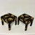 Black Mid-Century Safari Post Modern Dorothy Draper Style Parson Benches - A Pair For Sale - Image 8 of 13