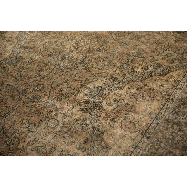Old New House Vintage Tea Washed Kerman Carpet - 10'11" x 19'1" For Sale - Image 4 of 17