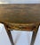 Wood Antique Handcrafted Wood Demi-Lune Table For Sale - Image 7 of 11