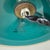 Teal Green Florentine Porcelain Table Lamp with Opaline Glass For Sale - Image 8 of 12
