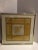 Metal Vintage Yellow Needlepoint Sampler, Framed For Sale - Image 7 of 7