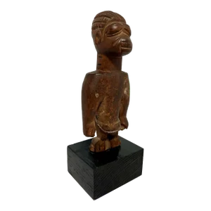 Antique Wooden Yoruba Ibeji, Nigeria African Figure Statue