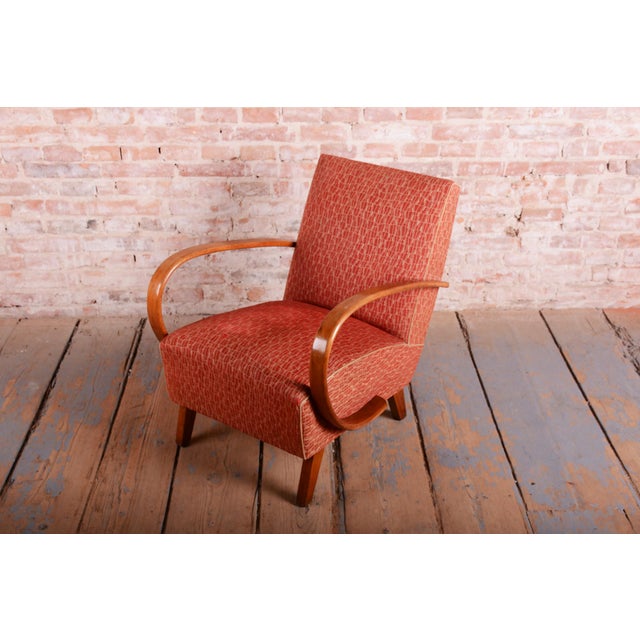 This armchair is an iconic representative of Czechoslovak interwar design, designed by one of the most prominent...