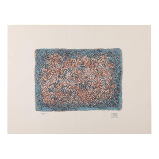 Mark Tobey, Blue Reverie, Screen Print For Sale