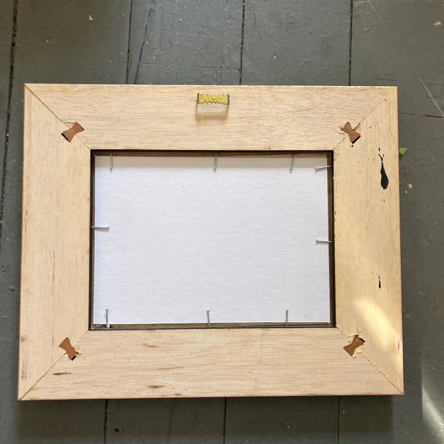 Abstract 1970’s Original Watercolor Abstract Figures Dancing Painting For Sale - Image 3 of 4