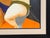Orange Phyllis Steele Modern Colorful Pastel Drawing of a Pair of Sumo Wrestlers in Blue and Green, 20th Century For Sale - Image 8 of 12