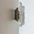 Kalmar Large Hollywood Regency Ice Glass Wall Light from J. T. Kalmar, 1960s For Sale - Image 4 of 18