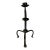 Antique Hand-Forged Wrought Iron Tripod Candle Holder. For Sale