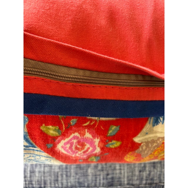 Monkey Pattern Pillow For Sale - Image 4 of 6