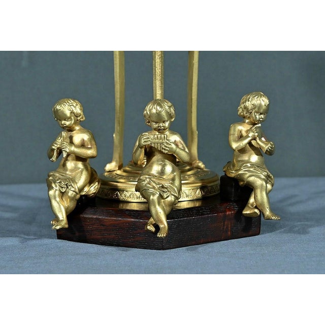 Mid-19th Century Louis XIV Bronze Cupidons Musicians Perfume Burner For Sale - Image 14 of 18