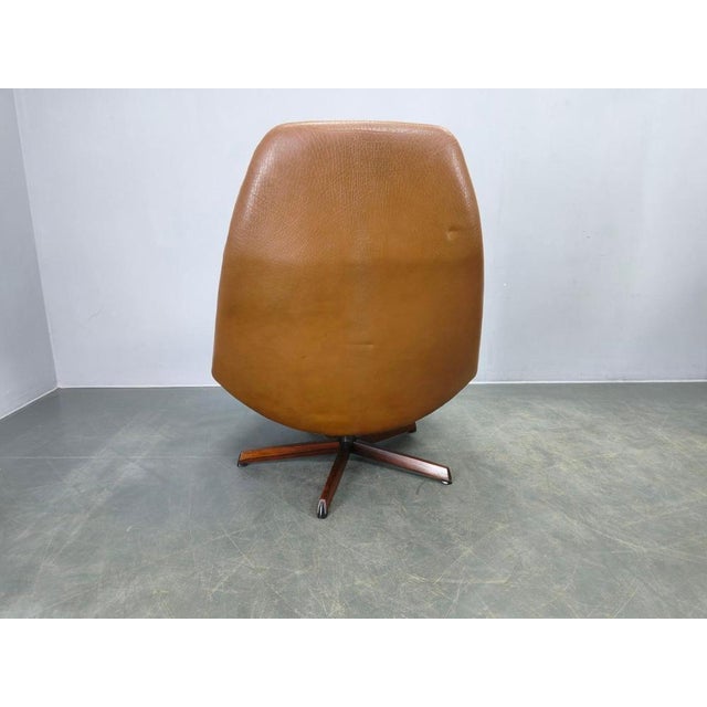 1960s Set of MS68 Lounge Chair and Ottoman by Madsen & Schubell, 1960s For Sale - Image 5 of 18