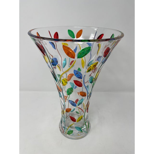 Contemporary Venetian Glass Vase For Sale - Image 3 of 4