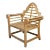 Lutyens Style Garden Chair of Teak For Sale