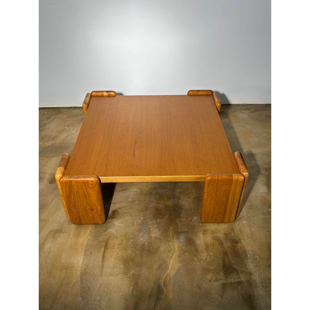 Oak Coffee Table by Mario Marenco for Mobilgirgi, Italy, 1970s For Sale - Image 18 of 18