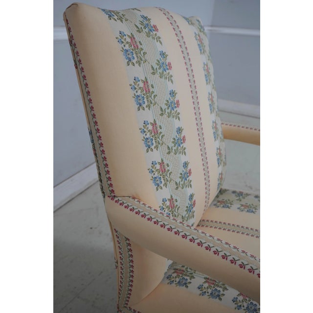 Pair Baker Chippendale Style Mahogany Library Chairs For Sale - Image 13 of 18