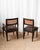 1950s John Stuart Mid-Century Modern Cane and Wood Dining Chairs - Set of 4 For Sale - Image 11 of 13