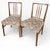 Modern Vintage Paisley Dining Chairs in Wood, Set of 2 For Sale - Image 3 of 7