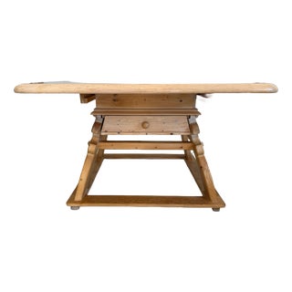Farmhouse Jogl Table in Spruce Wood, 1970s For Sale