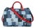 Louis Vuitton Limited Edition Denim Patchwork Bandoulière Speedy Damier 30, 2019. For Sale