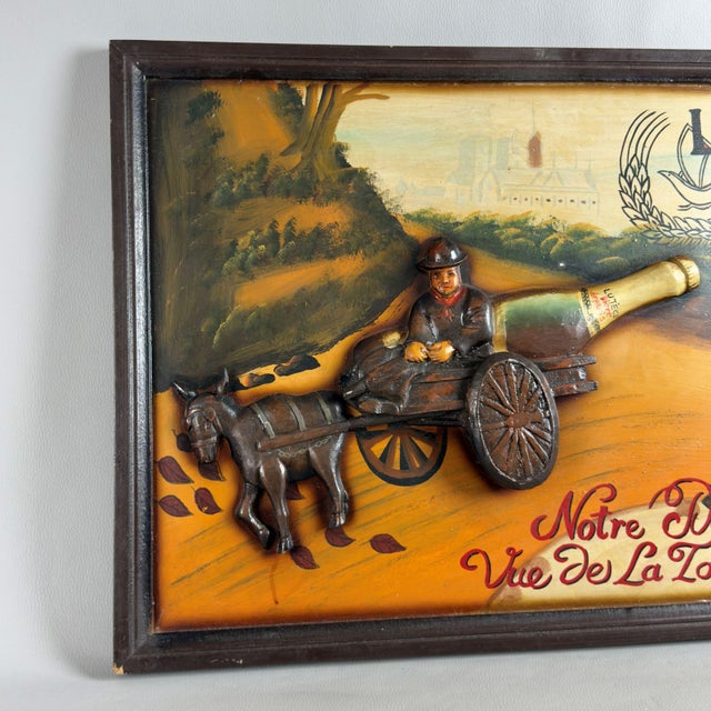 Modern Lutèce Bière de Paris Beer Relief Advertising Panel from Artigianale, 1970s For Sale - Image 3 of 11